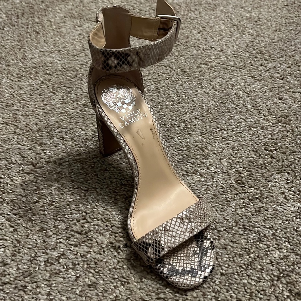 Snakeskin heels